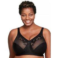 Glamorise Magiclift Non Wire Minimizer Bra - Black