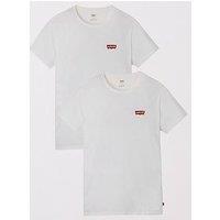 Levi'S 2 Pack Crew Neck Graphic T-Shirt - White