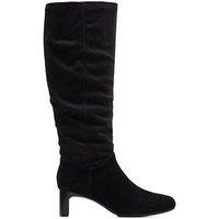 Clarks Collection Kyndall Rise Wide Fit Boots - Black Combi
