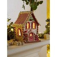 Three Kings Gingerbread House Christmas Decoration - 20 X 14 Cm