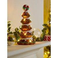 Very Home Led Gingerbread Tree Christmas Decoration