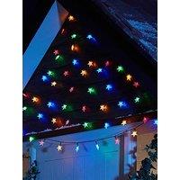 Very Home Battery Operated Multi Coloured Star Outdoor Christmas Lights With Multifunction