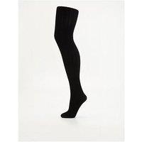 V By Very Cable Tights - Black