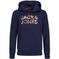 Jack & Jones Junior Boys Miles Sweat Hoody - Navy Blazer
