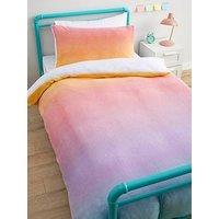 Very Home Cosy Kids Ombre Fleece Duvet Set - Sb - Multi