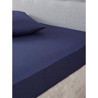 Very Home Non-Iron 180 Thread Count 28 Cm Fitted Sheet