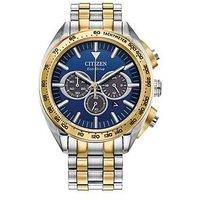 Citizen Gents Eco-Drive Chronograph Two Tone Bracelet