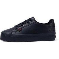 Kickers Tovni Stack Leather - Black