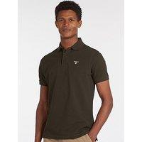 Barbour Tartan Pique Polo Shirt - Dark Green