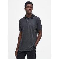 Barbour International Very Exclusive - Contrast Collar Polo Shirt - Dark Grey