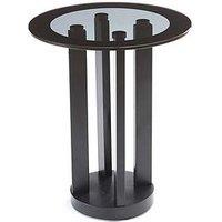 Very Home Moda Round Pedestal Glass Top Side Table