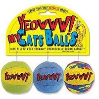Yeowww! My Cats Catnip Balls (Set Of 3)