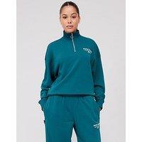 Puma Team Half-Zip - Dark Green