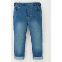 Mini V By Very Girls Mid-Wash Jeggings - Blue