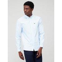 Lacoste Long Sleeve Oxford Shirt - Blue