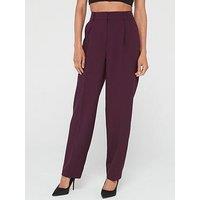 V By Very Tapered Leg Fashion Trouser - Red
