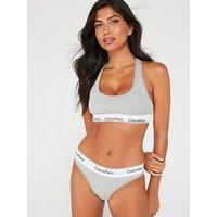 Calvin Klein Modern Cotton Bralette - Grey