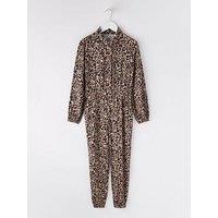 V By Very Girls Leopard Jumpsuit