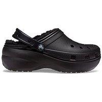 Crocs Classic Platform Lined - Black