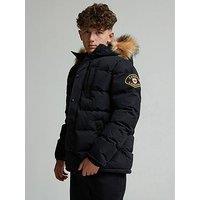 Zavetti Canada Junior Boys Oshawa 3.0 Puffer Parka Coat - Black