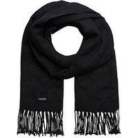 Jack & Jones Jack & Jones Solid Woven Scarf - Black