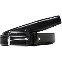 Jack & Jones Clean-Cut Leather Belt - Black