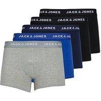 Jack & Jones Jack & Jones 5-Pack Logo Waistband Trunks - Black