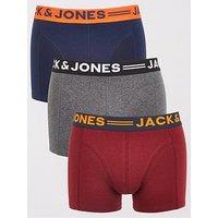 Jack & Jones Jack & Jones 3-Pack Logo Waistband Boxer Briefs - Purple