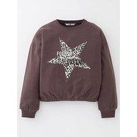 V By Very Girls Animal Star Sweater