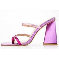 Raid Sania Heeled Sandals - Purple