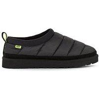 UGG Tasman Lta Mens Black Slippers Shoes - 8 UK