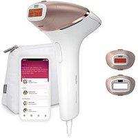 Philips Lumea 8000 Series, Ipl Hair Removal Device, Senseiq Technology, 2 Attachments For Body And Face, Bri945/00