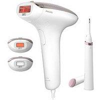 Philips Lumea 7000 Series, Ipl Hair Removal Device, With Satin Compact Pen Trimmer, 3 Attachments For Body, Face And Bikini, Bri923/00