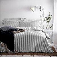 Yard Hebden Grey 100% Cotton Duvet Cover Set