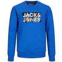 Jack & Jones Junior Boys Dust Sweat Crew Neck - Bl - Blue