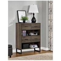 Dorel Home Candon Short Bookcase - Walnut