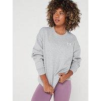 Under Armour Training Essentials Fleece Crew Sweat - Light Grey