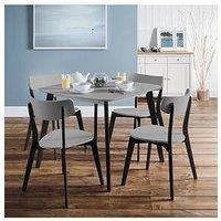Julian Bowen Casa Set Of 4 Dining Chairs - Grey