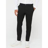 Jack & Jones Jack & Jones Marco Slim Fit Jersey Chino Trousers - Black