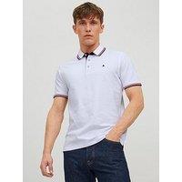 Jack & Jones Jack & Jones Paulos Tipped Polo Shirt - White
