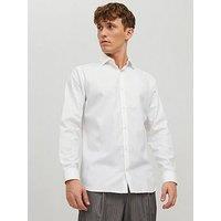 Jack & Jones Long Sleeve Non Iron Shirt - White