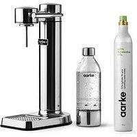 Aarke Carbonator 3 Steel - Sparkling Water Maker & Co2 Gas Cylinder