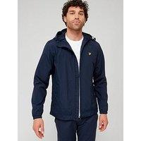 Lyle & Scott Zip Through Hooded Jacket - Navy