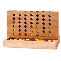 Goki Wooden Four In A Row Table Game For All The Family