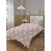 Copenhagen Home Star Spangled Pink Duvet Cover Set