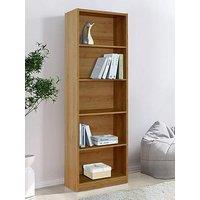 Very Home Metro Tall Wide Bookcase - Oak- Fsc Certified