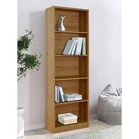 Everyday Metro Tall Wide Bookcase - Oak- Fsc Certified