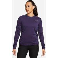 Nike Dri-Fit Women'S Crew-Neck Running Top - Purple
