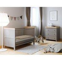 Little Acorns Classic 2 Tone 2 Piece Furniture Set - Grey/Oak