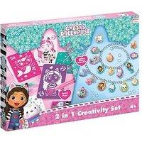 Gabby'S Dollhouse 2-In-1 Creativity Set - Spray Pens & Charm Bracelets
